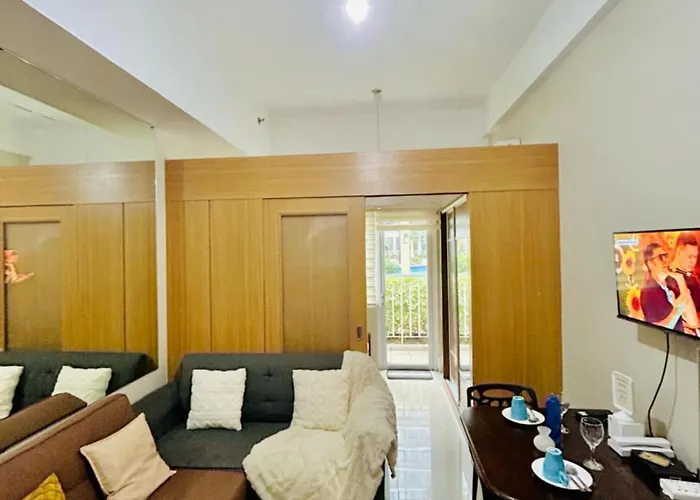 Aparthotel 1bedroom Pool View - Moa Shell Residences Near Airport Manila